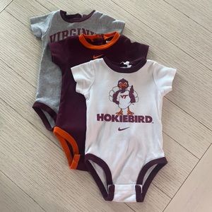 VT Nike 3-6 onesie